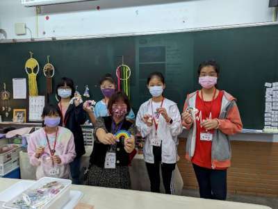 家政課程同學們展示成品